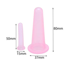 Load image into Gallery viewer, 2pcs/set Silicone  jar vacuum cupping cans