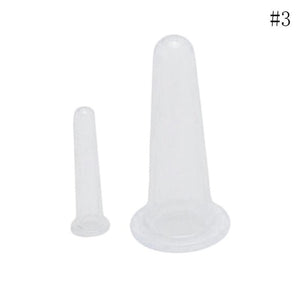 2pcs/set Silicone  jar vacuum cupping cans